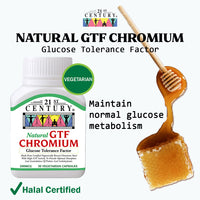 Natural GTF Chromium 200mcg 30's