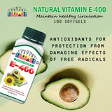 Vitamin E-400 (Natural) 100's