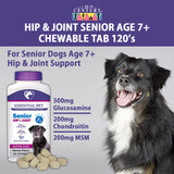 Pet - Hip & Joint Senior Age 7+ Chw Tab 120's (Veterinarian Formulated)
