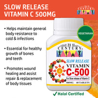 Vitamin C 500mg Slow Release 60's