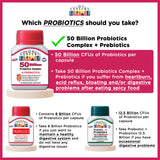 50 Billion Probiotics Complex + Prebiotics 30's
