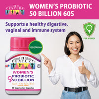 Women's Probiotics 50 Billion 60 vegetarian capsules