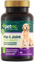 Pet - PetNC Hip & Joint Daily Health Level 3 - 45 Soft Chews (Veterinarian Formulated)